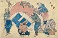 Straßenszenen neu veröffentlicht 6 Katsushika Hokusai Ukiyoe